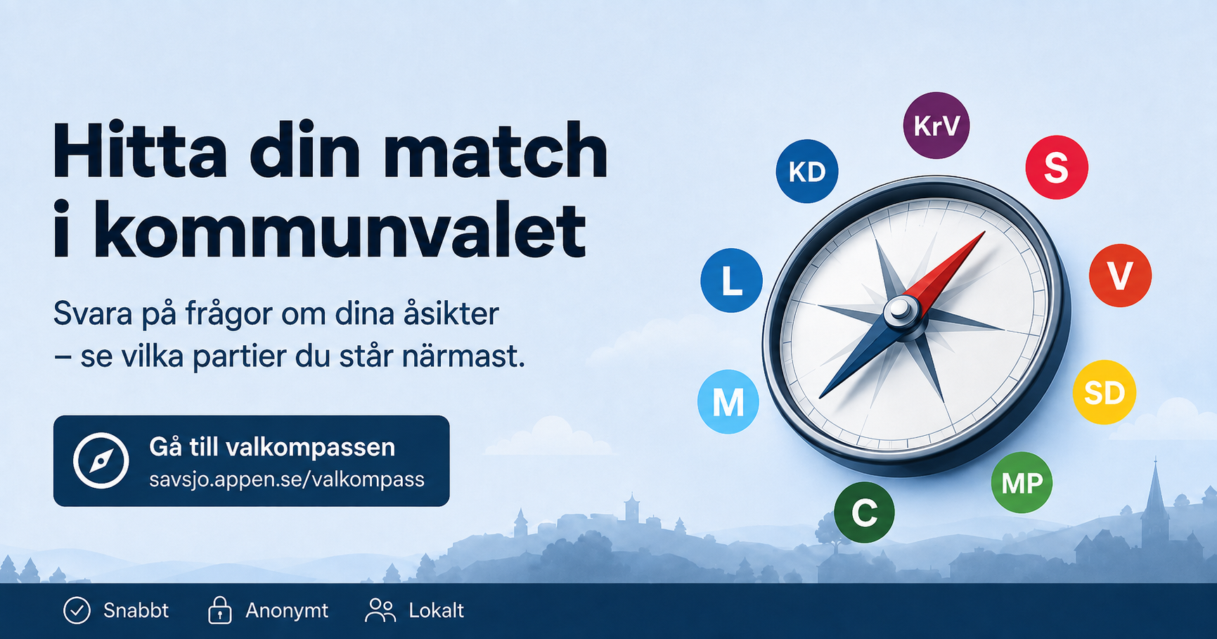 Hitta din match i kommunvalet